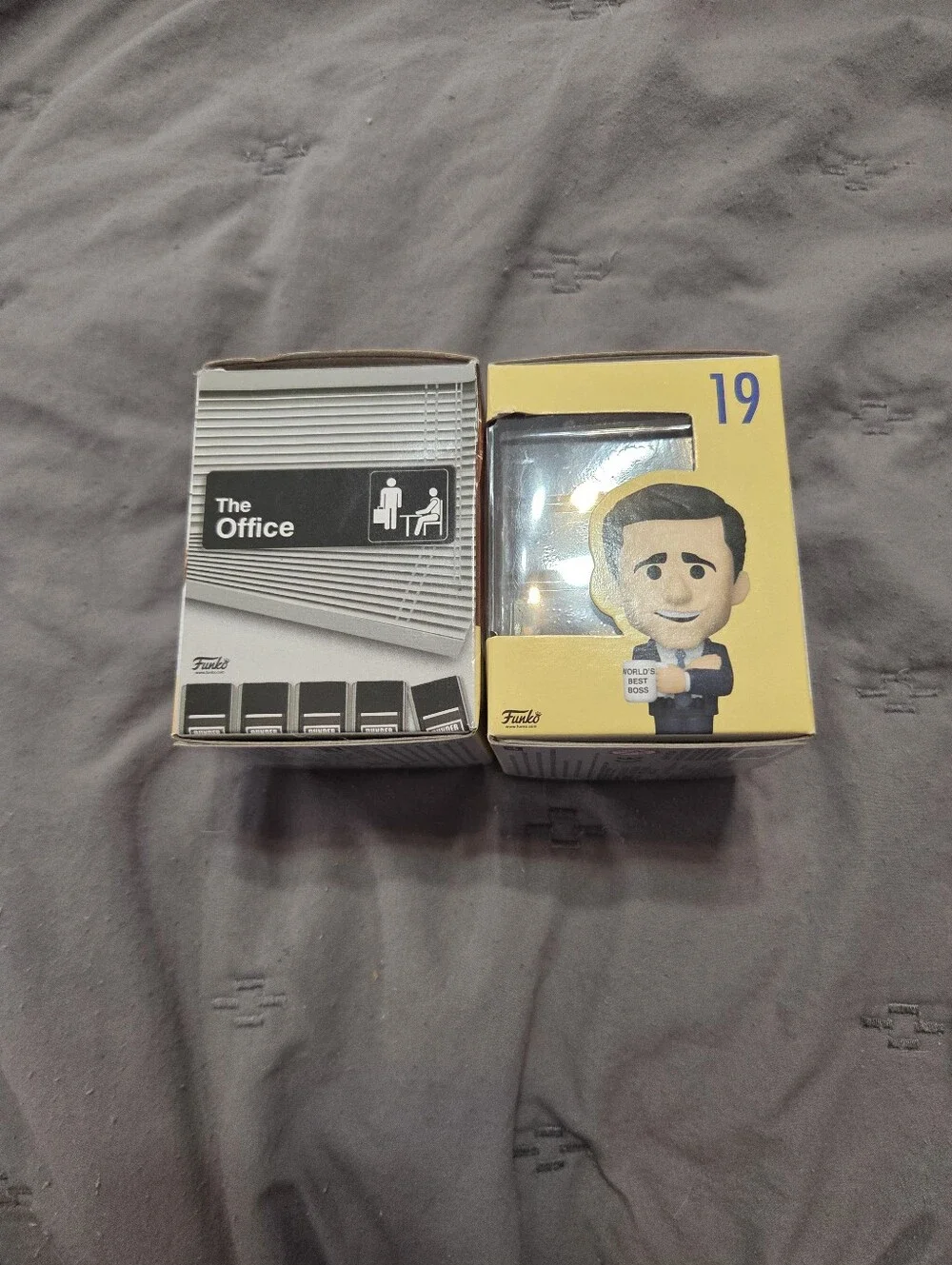 Funko Minis The Office Michael Scott #19 & Dwight Schrute #22 Vinyl Figures New